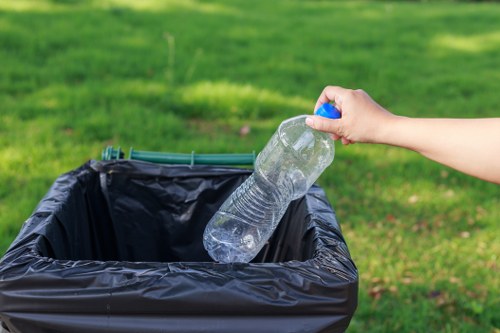 Recycling bins for waste separation